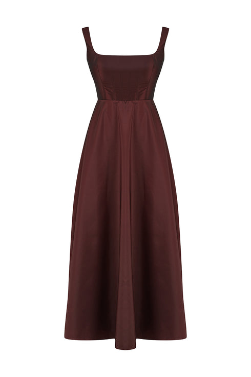 COSMOS A LINE DRESS